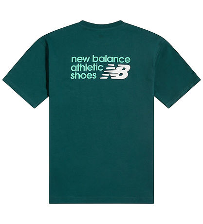 New Balance T-shirt - Athletics Graphic - Medusa Green