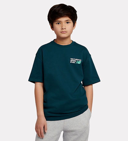 New Balance T-shirt - Athletics Graphic - Medusa Green