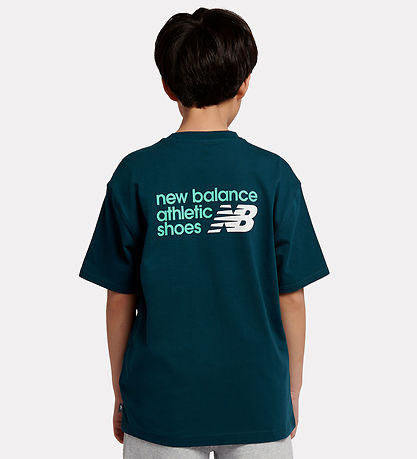 New Balance T-shirt - Athletics Graphic - Medusa Green