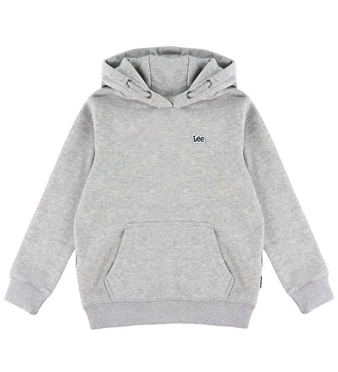 Lee Hættetrøje - Badge - Vintage Grey Heather
