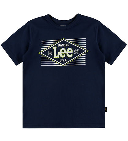 Lee T-shirt - Kansas Graphic - Navy Blazer