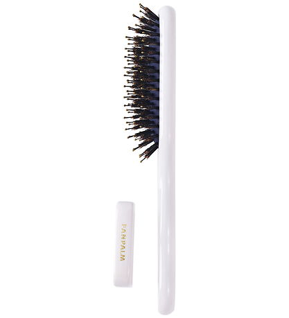 Fan Palm Hårbørste - Slim - Glossy White