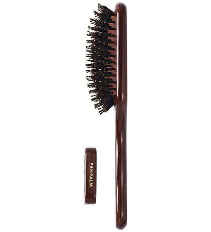 Fan Palm Hårbørste - Medium - Ebony Glossy Brown
