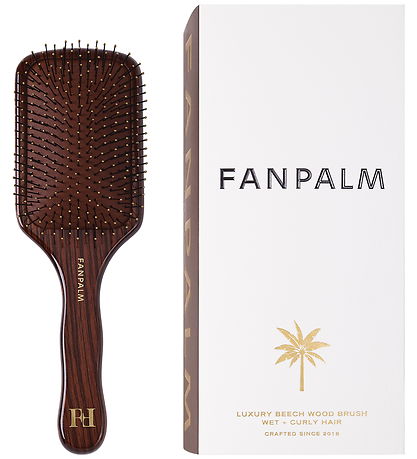 Fan Palm Hårbørste - Wet Brush - Ebony Glossy Brown