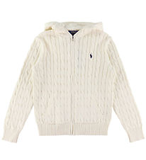 Polo Ralph Lauren Cardigan - Strik - Clubhouse Cream