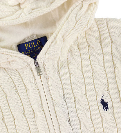 Polo Ralph Lauren Cardigan - Strik - Clubhouse Cream