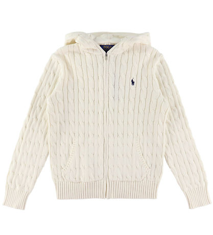 Polo Ralph Lauren Cardigan - Strik - Clubhouse Cream