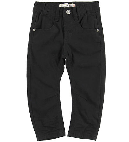 Minymo Bukser - Twill Regular - sort Minymo Bukser - Twill Regular - sort