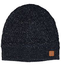 Hummel Stickad Mössa - HMLSansa - Ull/Polyester - Marinblå m. Si Hummel Stickad Mössa - HMLSansa - Ull/Polyester - Marinblå m. Si