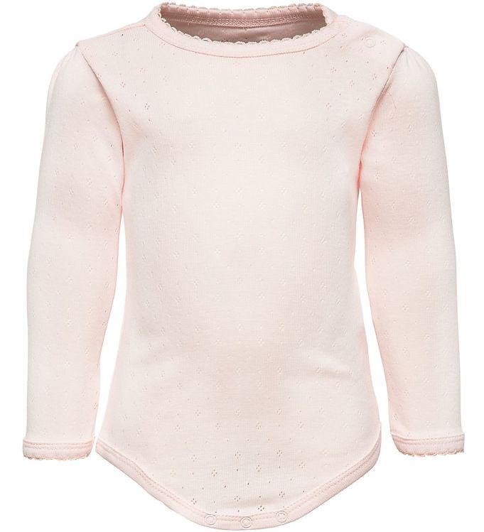 Hummel HMLElla Body L/Æ - Rosa m. Hulmønster