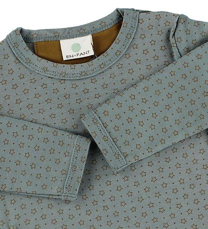 Blouse En Fant - Bleu Acier av. Étoiles Blouse En Fant - Bleu Acier av. Étoiles