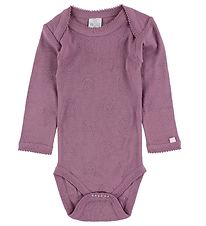 Body Smallstuff - m/l - Violet Cendré av. Pointelle Body Smallstuff - m/l - Violet Cendré av. Pointelle