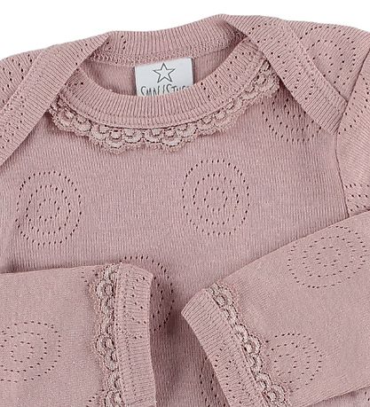 Body Smallstuff - m/l - Poudré av. Pointelle/Bordure en dentelle Body Smallstuff - m/l - Poudré av. Pointelle/Bordure en dentelle
