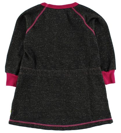 Katvig Kjole - Sortmeleret m. Mørk Pink