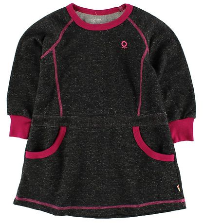 Katvig Jurk - Zwarte heide m. Donker Roze Katvig Jurk - Zwarte heide m. Donker Roze