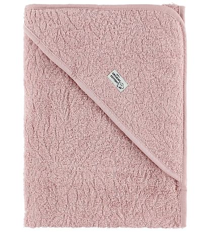 Pippi Baby towel - 83x83 cm - Pink Pippi Baby towel - 83x83 cm - Pink