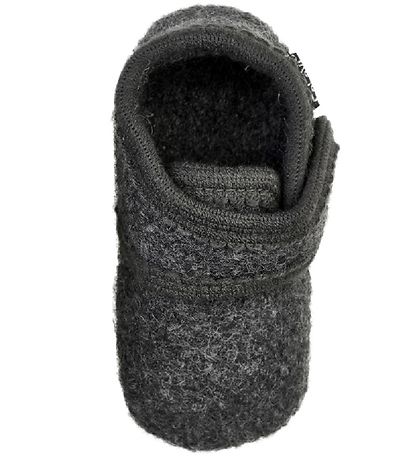 Chaussons CeLaVi - Laine - Gris Charbon Chaussons CeLaVi - Laine - Gris Charbon