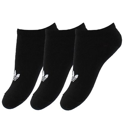 adidas Originals Ankelstrumpor - Trefoil - 3-pack - Svart m. Log adidas Originals Ankelstrumpor - Trefoil - 3-pack - Svart m. Log