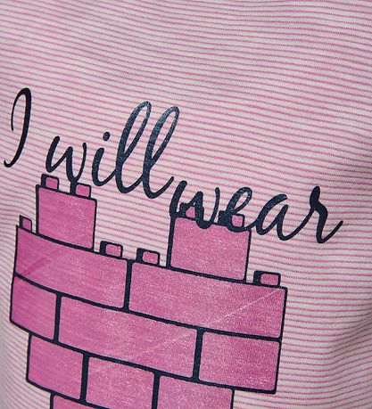 LEGO® Duplo T-shirt - Rose Striped w. Heart LEGO® Duplo T-shirt - Rose Striped w. Heart
