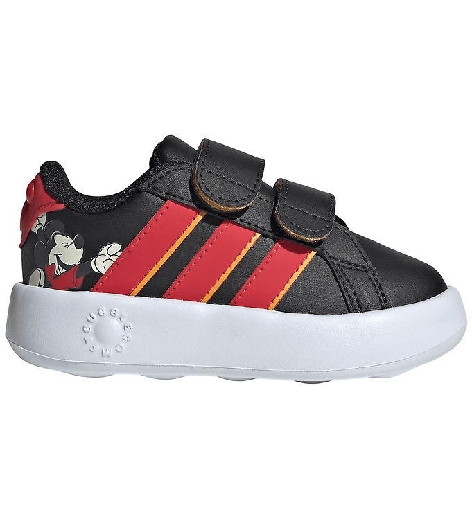 adidas Performance Sko - Grand Court Mickey - Cblack/Purrub/Crey