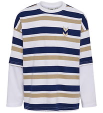 Hummel Bluse - HmlJr Silly - Medieval Blue