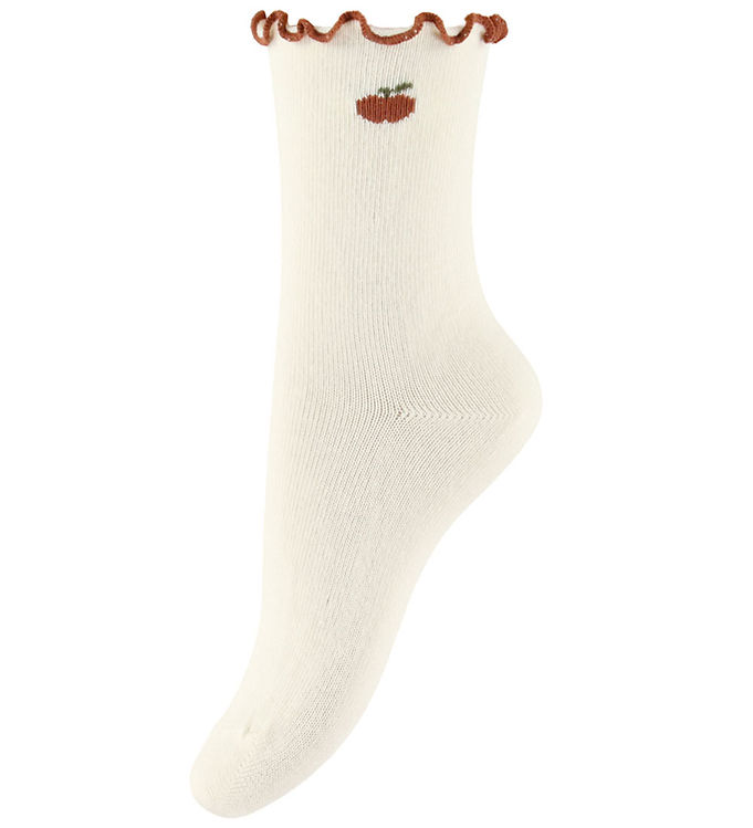 Lil Atelier Strømper - NmfFiducia - Turtledove/Apple