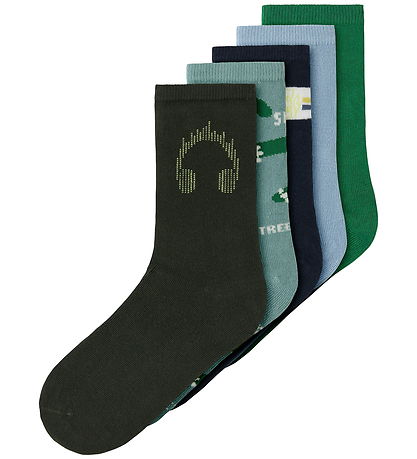 Name It Strømper - 5-pak - NkmVaks - Peat