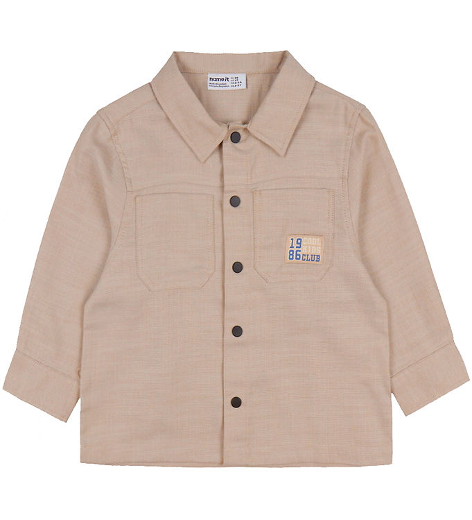 NAME IT Overshirt Kristof Sesame