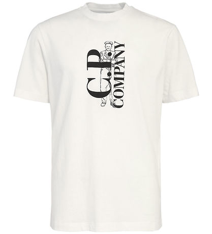 C.P. Company T-shirt - Guaze White