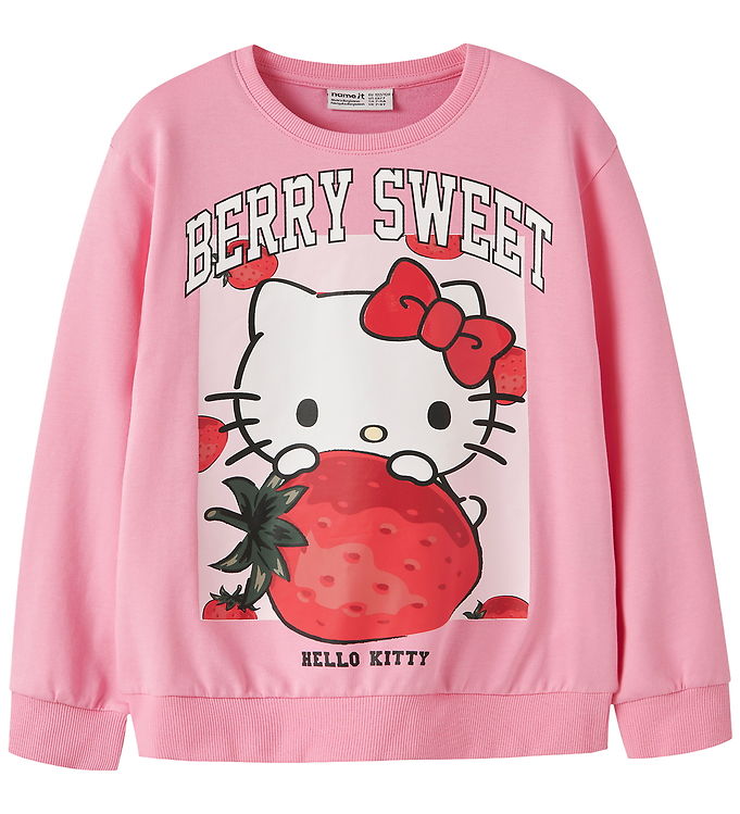 Name It Sweatshirt - NkfAfikim - Hello Kitty - Pink Drink