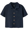 Name It Skjorte k/æ - Strikket - NmmHarve - Navy Blazer