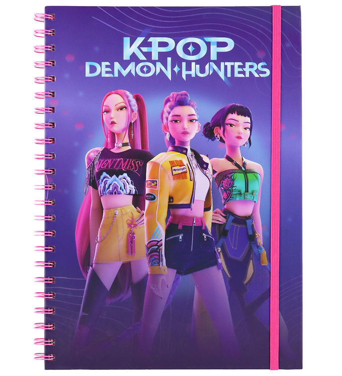 Kpop Demon Hunters Notesbog - A4 - Huntrix