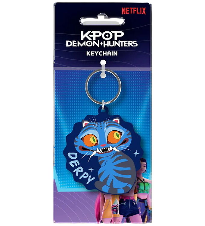 Kpop Demon Hunters Nøglering - Derpy Tiger