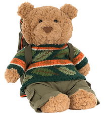 Jellycat Bamse - 26 cm - Bartholomew Bear Hiking Outfit