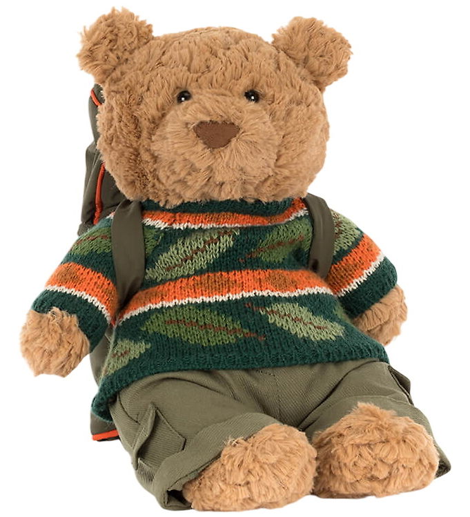 Jellycat Bamse - 26 cm - Bartholomew Bear Hiking Outfit
