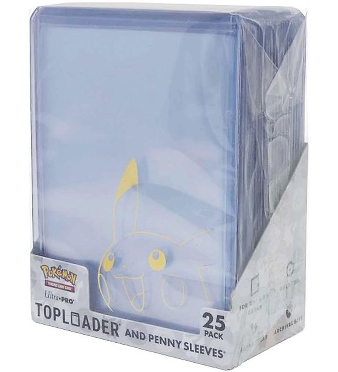 Pokémon Toploader - Ultra Pro Toplader and Penny Sleeves - Pikac