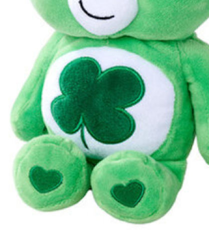 Care Bears Bamse - Good Luck Bear - 23 cm - Grøn