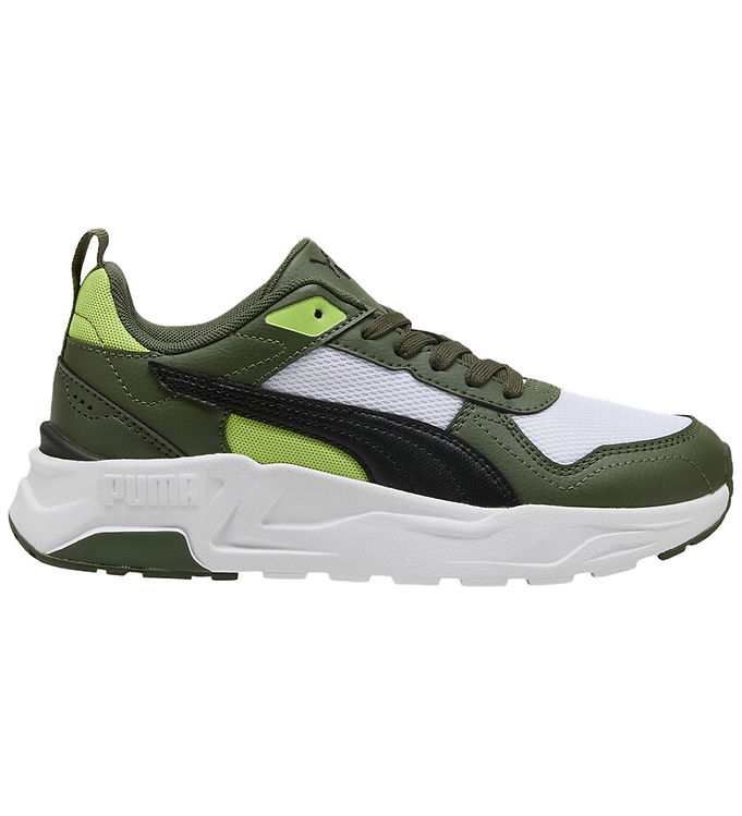 Puma Sko - Trinity 2 LT Jr - Hvid/Grøn/Sort