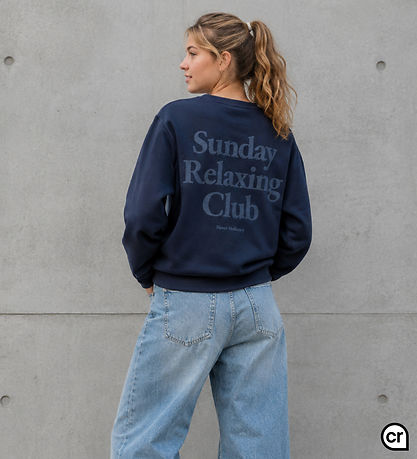 Hound Sweatshirt - HdSofia - Navy m. Print