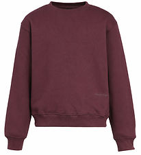 Hound Sweatshirt - HdSofia - Burgundy m Print