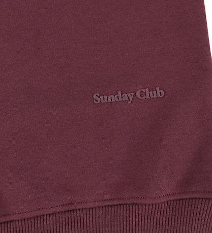 Hound Sweatshirt - HdSofia - Burgundy m Print