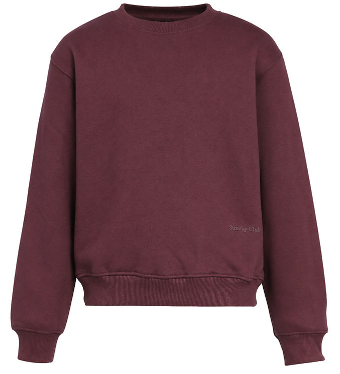 Hound Sweatshirt - HdSofia - Burgundy m Print