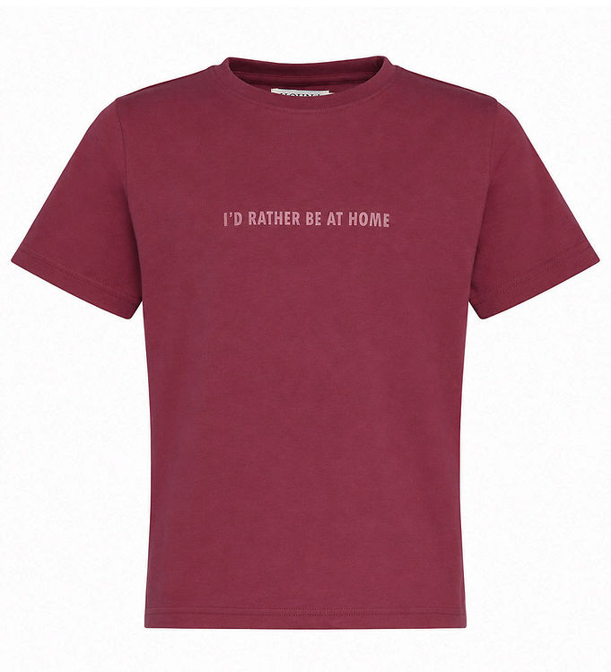 Hound T-shirt - HdAsta - Dark Rose m. Print