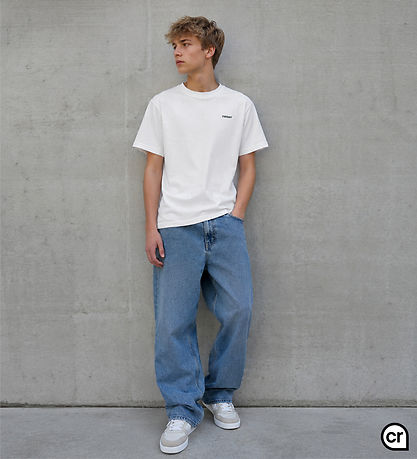Hound T-shirt - HdAnton - Hvid m. Mørkegrøn