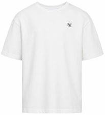 Hound T-shirt - HdAya - White w. Flowers