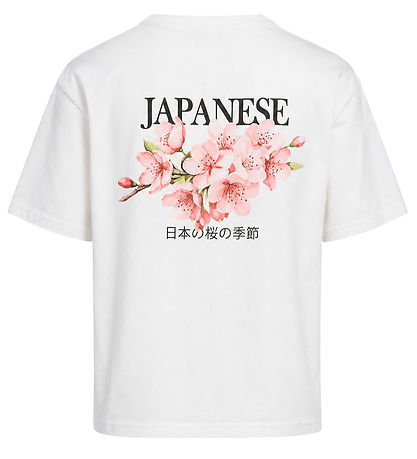 Hound T-shirt - HdAya - Hvid m. Blomster