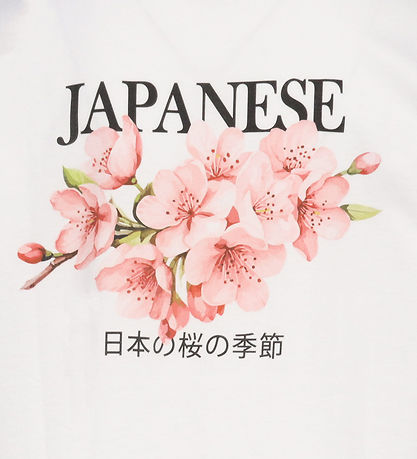 Hound T-shirt - HdAya - Hvid m. Blomster