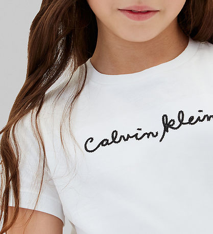 Calvin klein T-shirt - Logo - Bright White