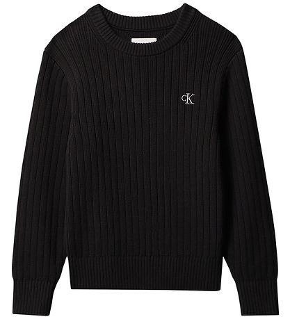 Calvin Klein Bluse - Strik - Sort