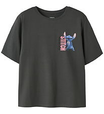 Name It T-shirt - NkfJynin Stitch - Black Oyster